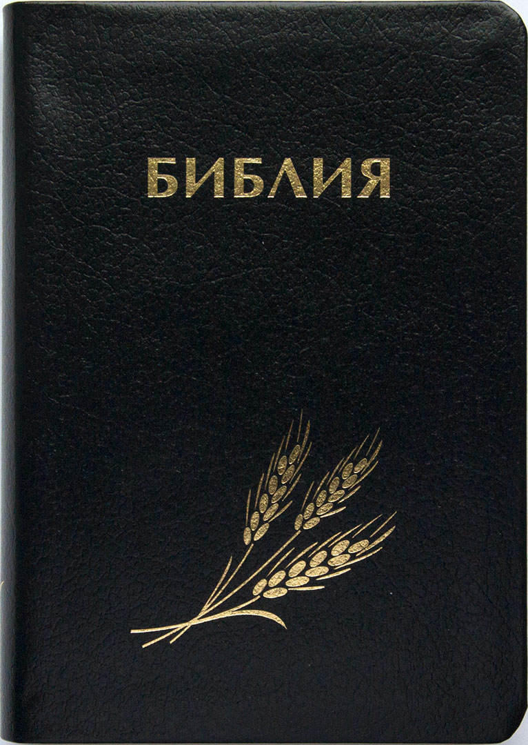 Библия каноническая с параллельными местами (Колос, чёрный, золотой обрез)