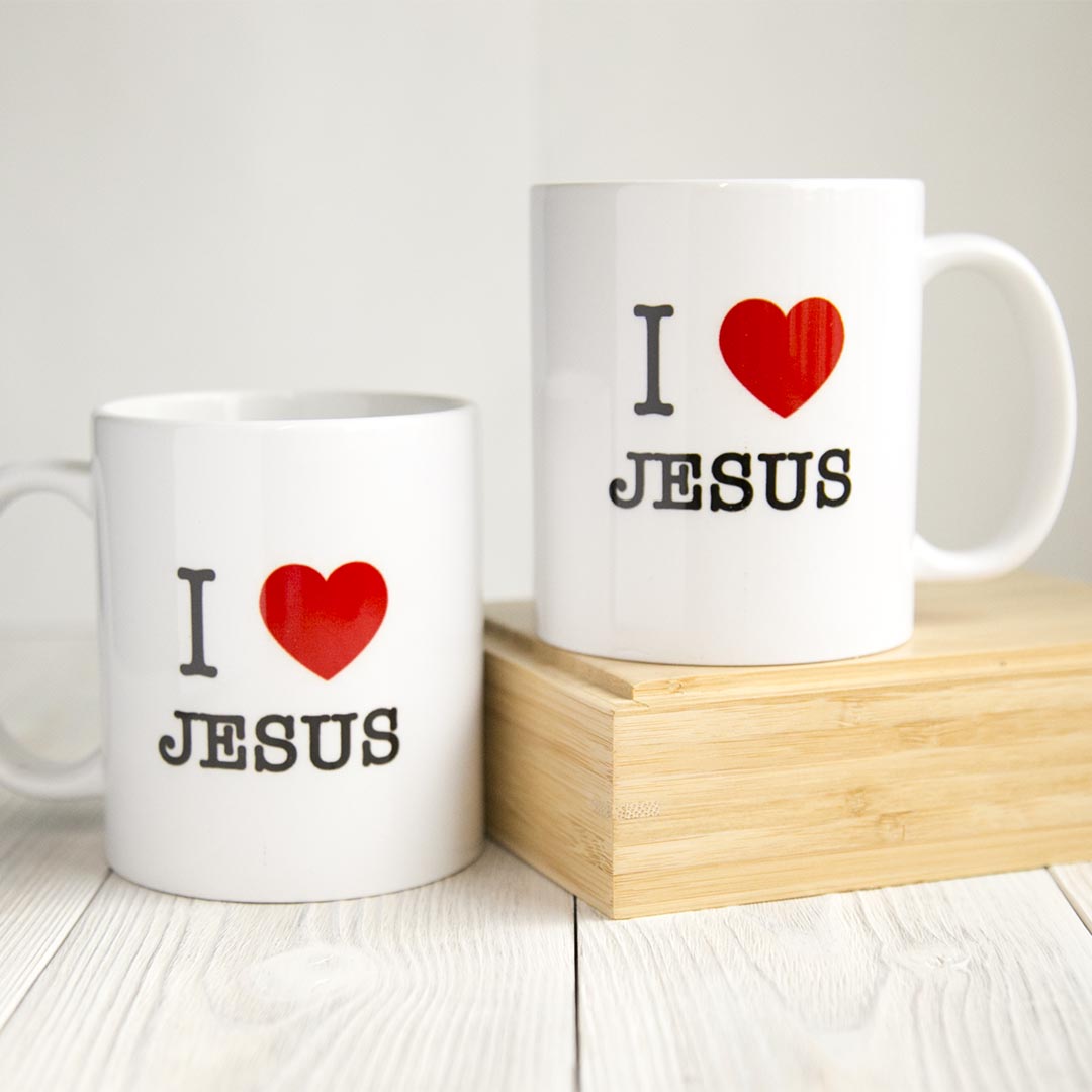 Кружка «I love Jesus» (сердце)