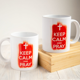 Кружка «Keep calm and pray»