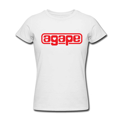 Футболка женская "Agape", белая