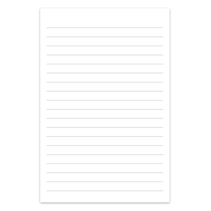Блокнот на пружине 10х15см, 50 листов, линейка - Уповай на Бога
