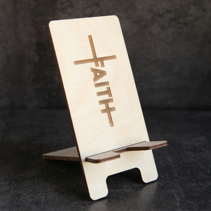 Подставка для телефона - Faith крест (вера)
