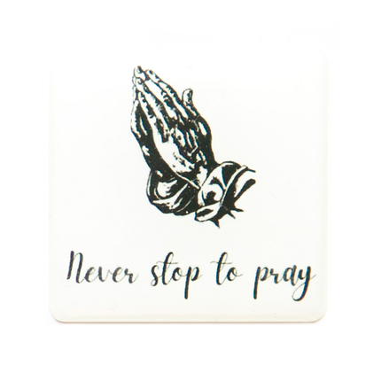 3D стикер на телефон - Never stop to pray
