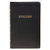 Библия (14х21,5см,чёрная кожа, золотой обрез, индексы, закладка, крупный шрифт)