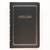 Библия (14х21,5см, тёмно-синяя кожа, серебряный обрез, закладка, крупный шрифт)