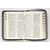 Библия (14х20,5см, искусств. кожа, синий/серый, с верт. ораментом у корешка, молния, серебряный обрез, закладка)