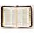 Библия (14х20,5см, искусств. кожа, бордо, орнамент по периметру, молния, золотой обрез, закладка)