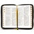Библия (14,3х22см, искусств. кожа, чёрный, надпись "Библия", молния, золотой обрез, индексы, 2 закладки, слова Иисуса выделены жирным, средний шрифт)