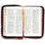 Библия (14,3х22см, искусств. кожа, тёмно-бордовый, надпись "Библия", молния, золотой обрез, индексы, 2 закладки, слова Иисуса выделены жирным, средний шрифт)