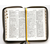 Библия (14,3х22см, искусств. кожа, серый, "Рамка барокко", молния, золотой обрез, индексы, 2 закладки, слова Иисуса выделены жирным, средний шрифт)