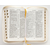 Библия (14,3х22см, натуральная кожа, белый пятнистый, надпись "Библия" с вензелем, молния, золотой обрез, индексы, 2 закладки, слова Иисуса выделены жирным, средний шрифт)