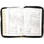 Библия (18x24,3см, натуральная кожа, черный пятнистый, "Золотой лев", золотой обрез, 2 закладки, слова Иисуса выделены жирным, крупный шрифт)