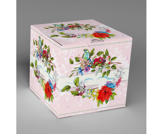 Подарочная коробка для кружки «Цветы»