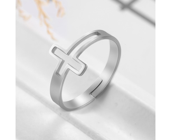 Кольцо «Крест», регулируемый размер